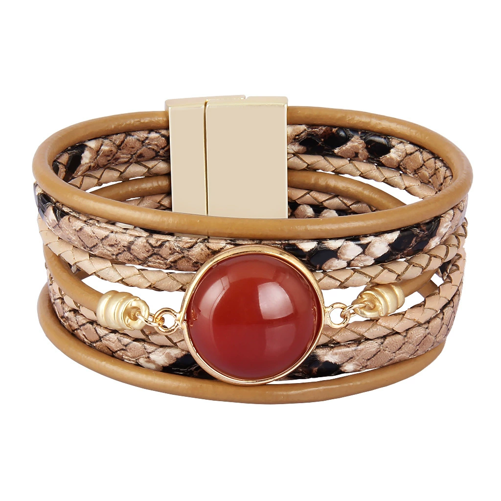Магнитная креативная агатовая золотая bracelet