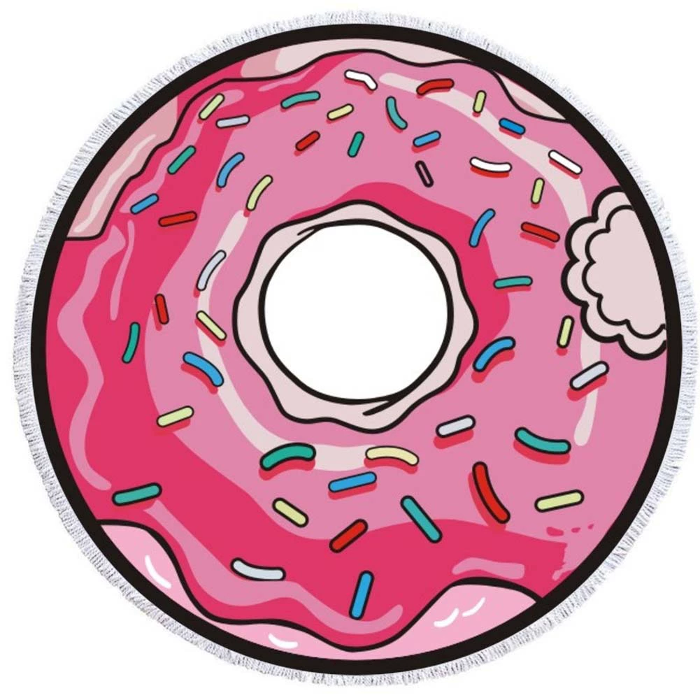 2 день мода волосы Мандала круглый печатных пляжное полотенце из микрофибры пляж Подушка 150 кисточкой края