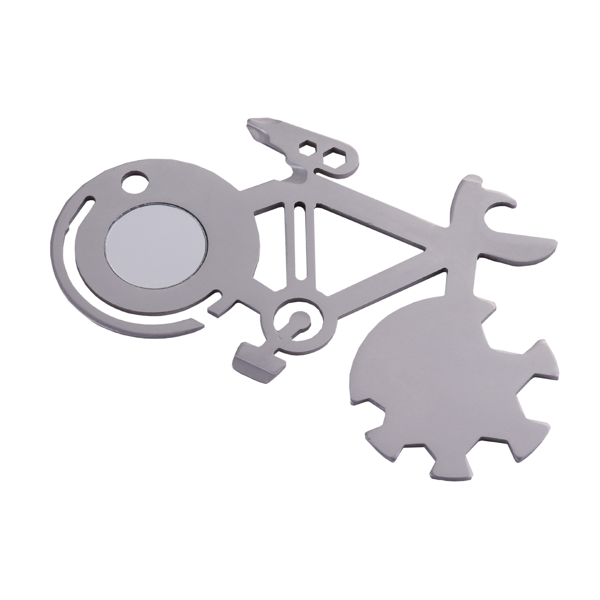 跨境10合1开瓶器 多功能山地自行车礼品工具卡 螺丝扳手edc供应