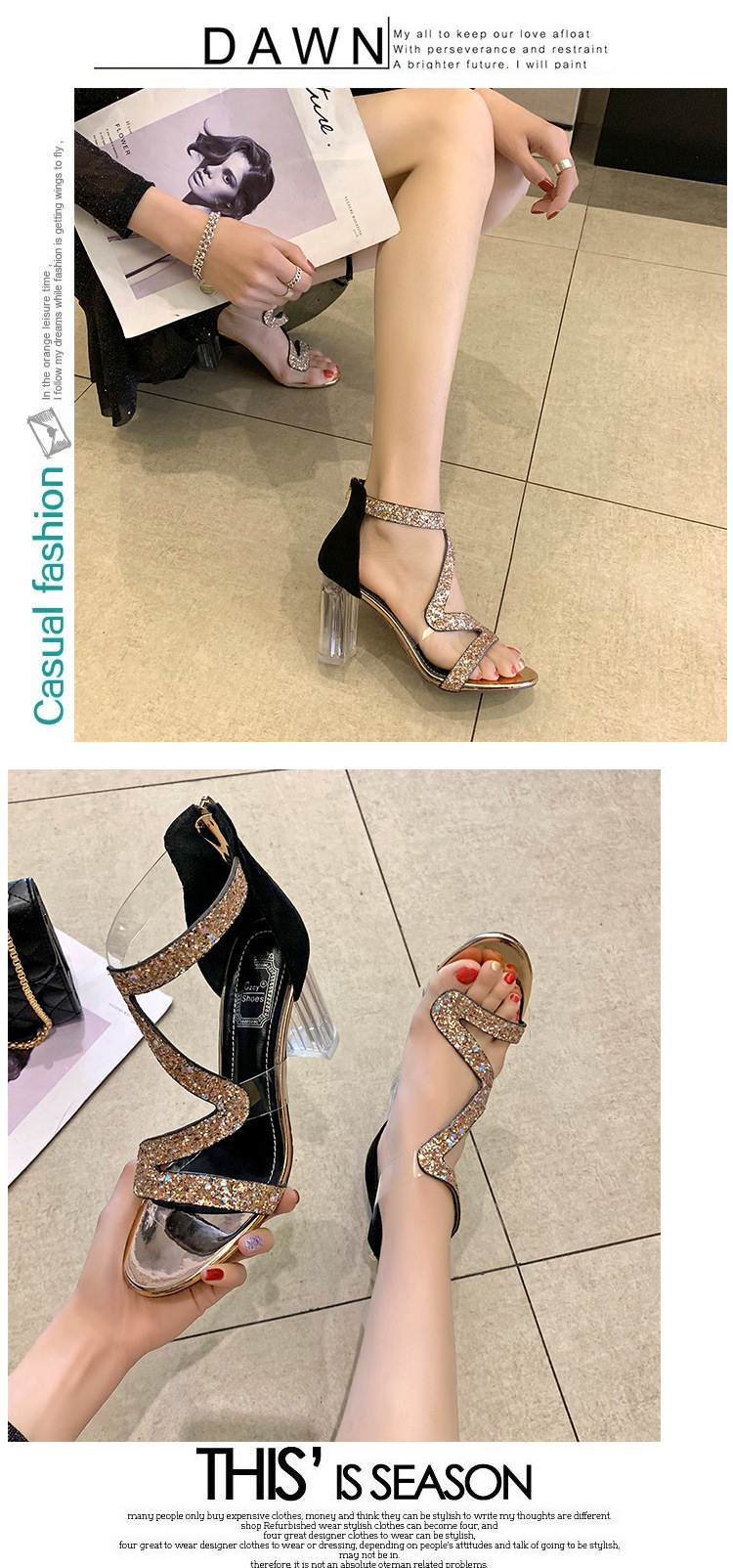 Chaussures été pour femme en Caoutchouc - Ref 3346918 Image 23