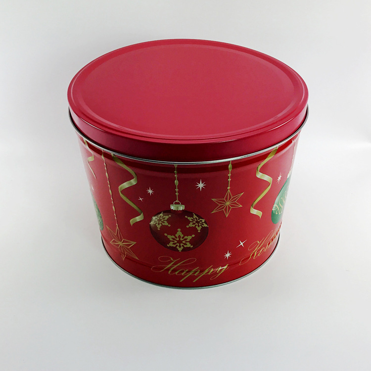 2.5升爆米花桶 马口铁加厚爆米花铁桶串串桶打包桶 马口铁冰桶