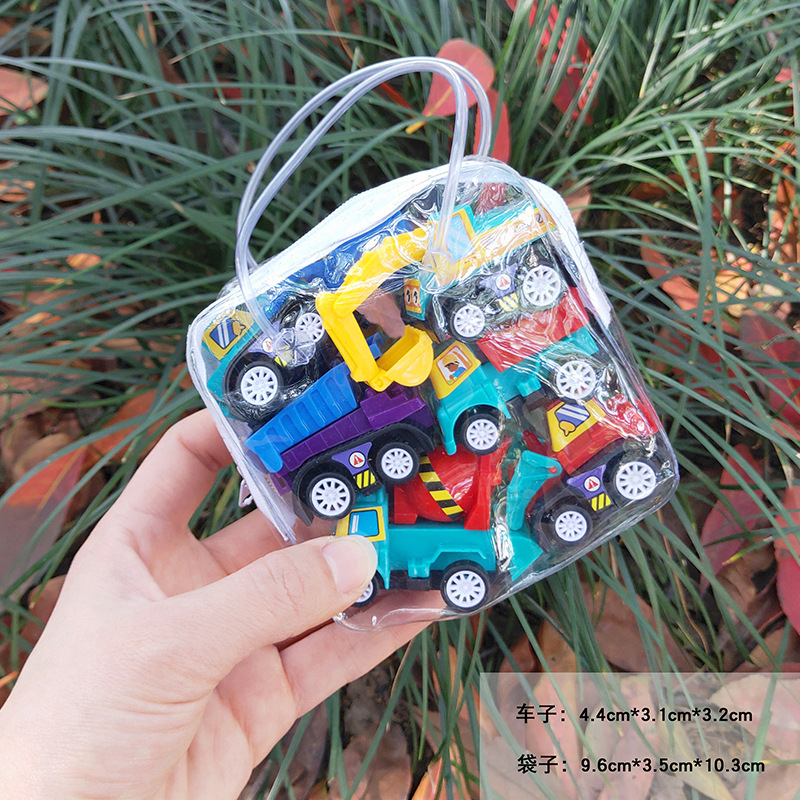 Conjunto De Coche De Tracción Para Niños Mini Conjunto De Modelo De Coche De Ingeniería Al Por Mayor Nihaojewelry display picture 11