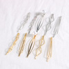 Retro universal set, golden hairgrip, bangs, hair accessory, European style, simple and elegant design