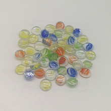 玻璃珠 花心扁珠  多种尺寸  颜色可选  鱼缸装饰 花瓶填充