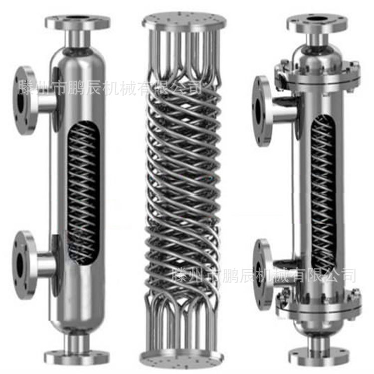 螺旋螺纹管换热器 管式换热器 Y型 K型 X型螺旋缠绕式换热器