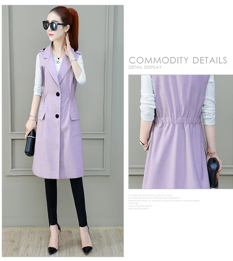 Gilet femme en Mélange de fibres chimiques - Ref 3317702 Image 29