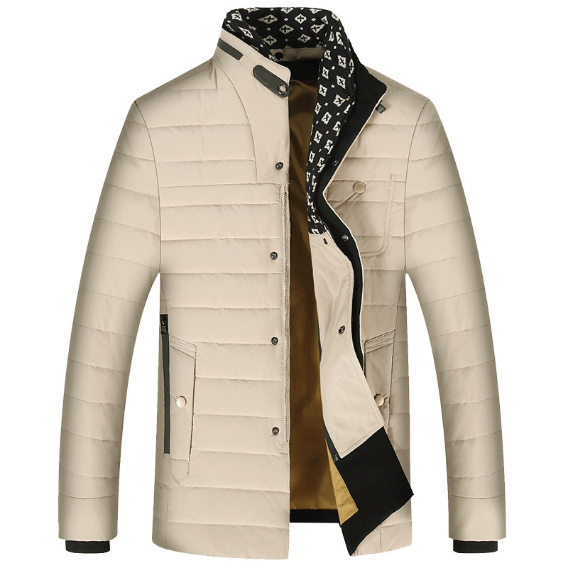 DY96752-10 品牌清仓 休闲短款羽绒服男商务立领修身保暖冬装外套|ru