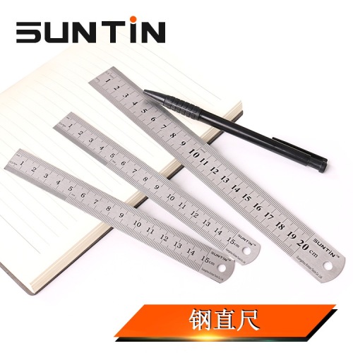 Steel ruler 1 meter stainless steel ruler thickened long steel ruler 30cm/50/60/1.5 meters 2 meters iron ruler small