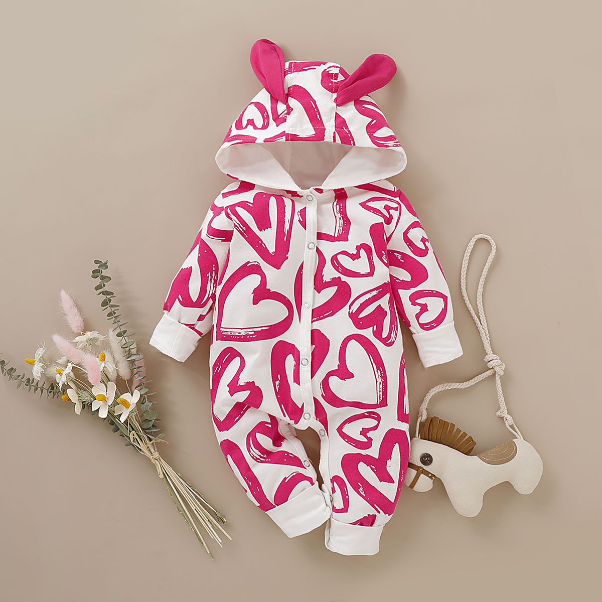 2019 autumn long-sleeved baby romper for...