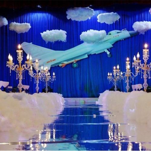 Cotton clouds decoration wedding cloud props known as pendants window shopping mall hangings colorful cotton road leading to white clouds