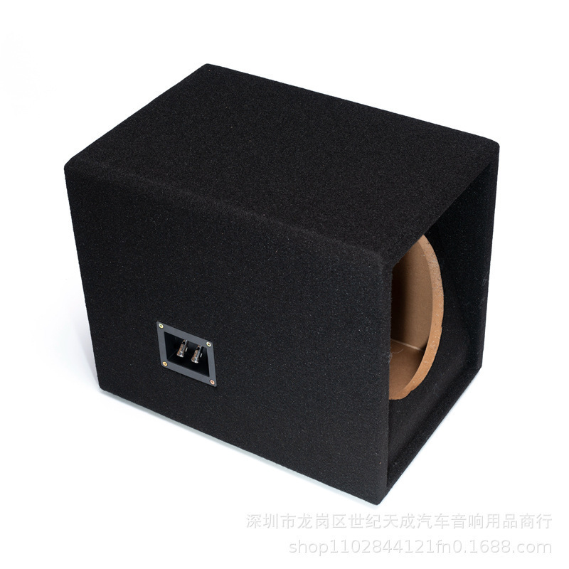 No postage car audio 12 inch speaker passive subwoofer box high quality velvet wooden box empty box maze type