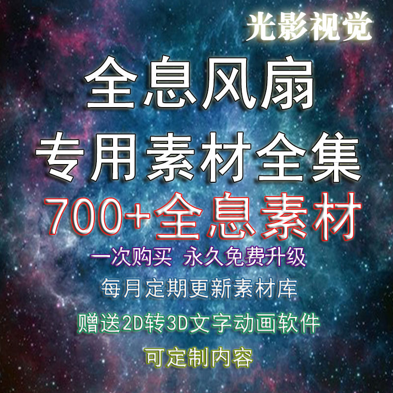 3D广告机风扇屏三维动画3D动画全息投影仪裸眼3DLED屏专用素材|ms