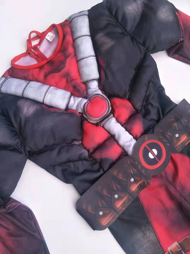 Костюм Дэдпула для детей на Хэллоуин, костюм супергероя из X-Men, сценический наряд
