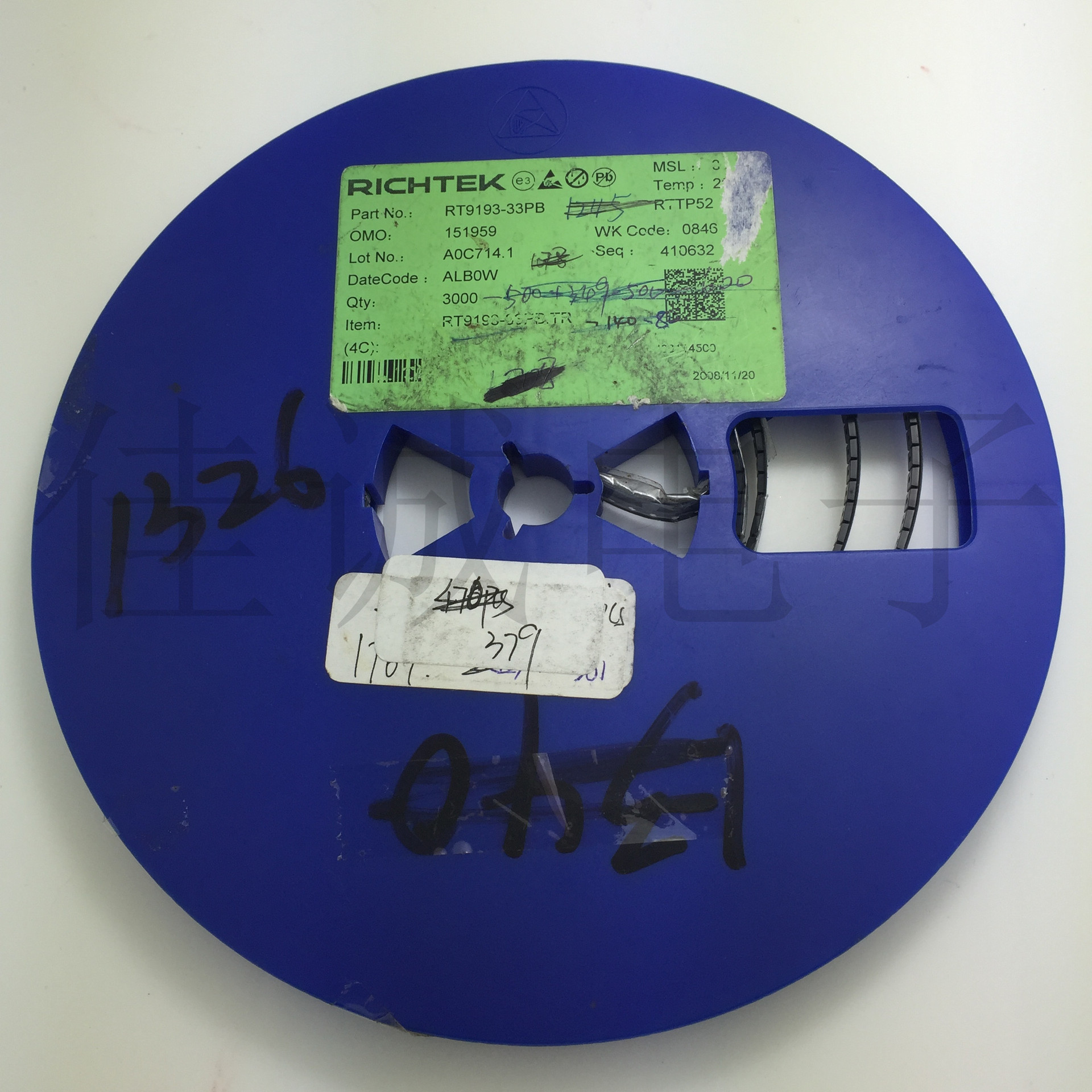 全新原装正品 RT9193-33PB 线性稳压器 SOT23-5 IC RT9193