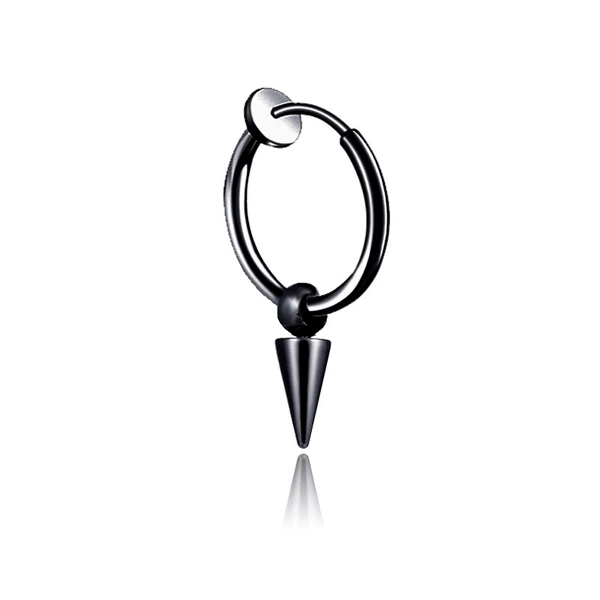 Short black ear clips