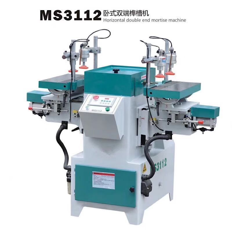 产地货源厂家直供木工机械设备MS3112自动榫眼机卧式双端榫槽机