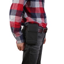 牛津布iphone手机通用挂腰竖版皮套  适用苹果  华为 三星保护套