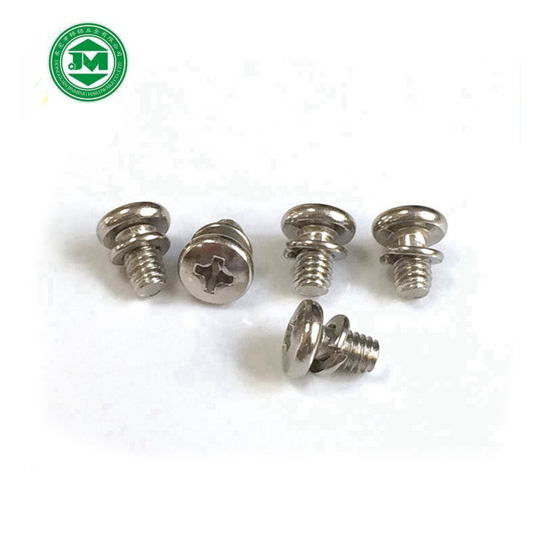 十字六角三组合螺丝 外六角带垫十字三组合螺丝 组合M3M4M5M6M8