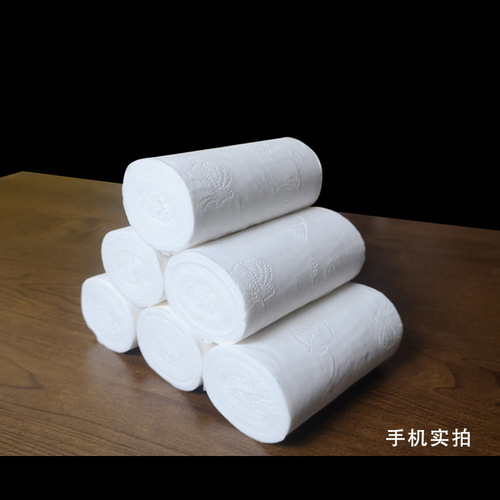 宾馆酒店用卫生纸小卷厕纸25克实芯卷纸200圈纸卫生间厕纸巾批发