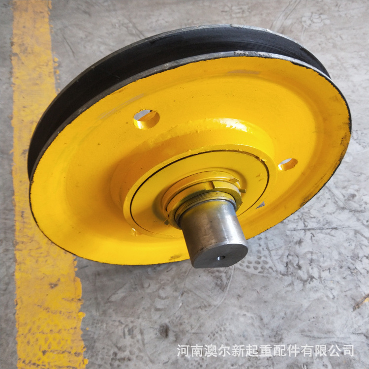 厂家批发  32T天车吊钩内轮片 起重定滑轮  φ685*230轧制滑轮片