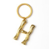 Fashionable keychain with letters, accessory, pendant, suitable for import, European style, English letters