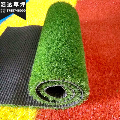 Scenery simulation Lawn Football field Artificial turf carpet Fence artificial turf balcony Green roof Water