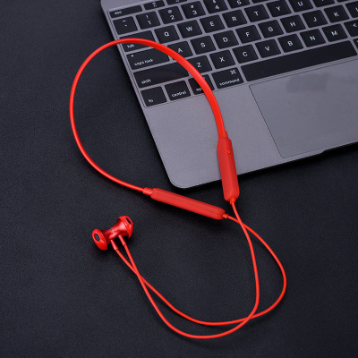 挂脖式蓝牙耳机 运动跑步双耳无线颈挂式听歌耳机 适用于苹果手机|ms