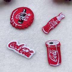 Computer embroidered English letters small cloth stickers for clothing decorative patches and clothing accessories self-adhesive embroidered stamps