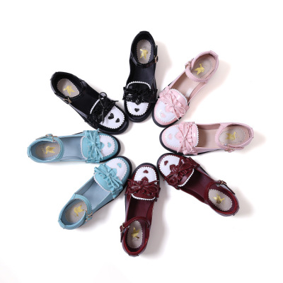 LOLITA洛丽塔日常可爱日系女仆低跟单鞋 0389|ms