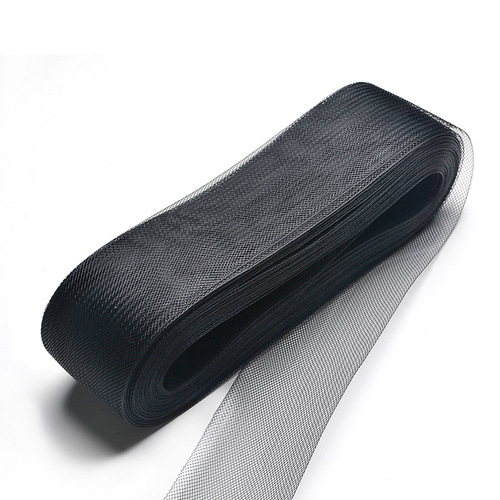 8cm hardened and thickened black elastic mesh performance costume bustle skirt lining horse hair tail mesh wedding dress fishbone thick silk