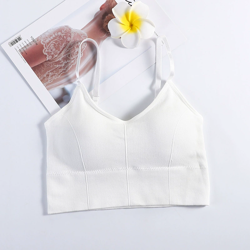 Top with cups, bra top, protective underware, tank top, underwear, (Cross-border trading), beautiful back
