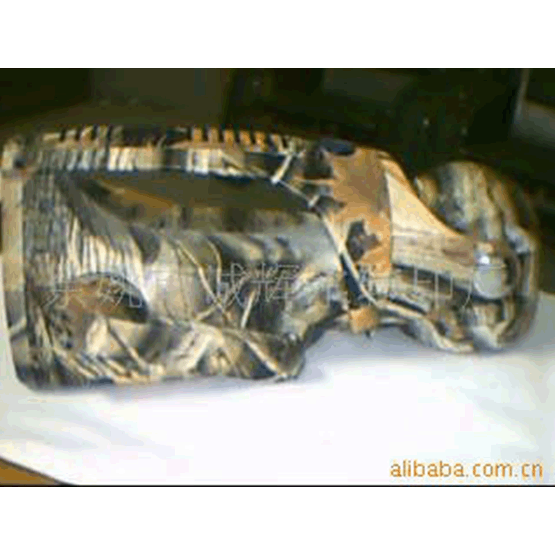 供应手摇LED手电筒迷彩图案水贴花喷涂处理 水转印水贴纸加工