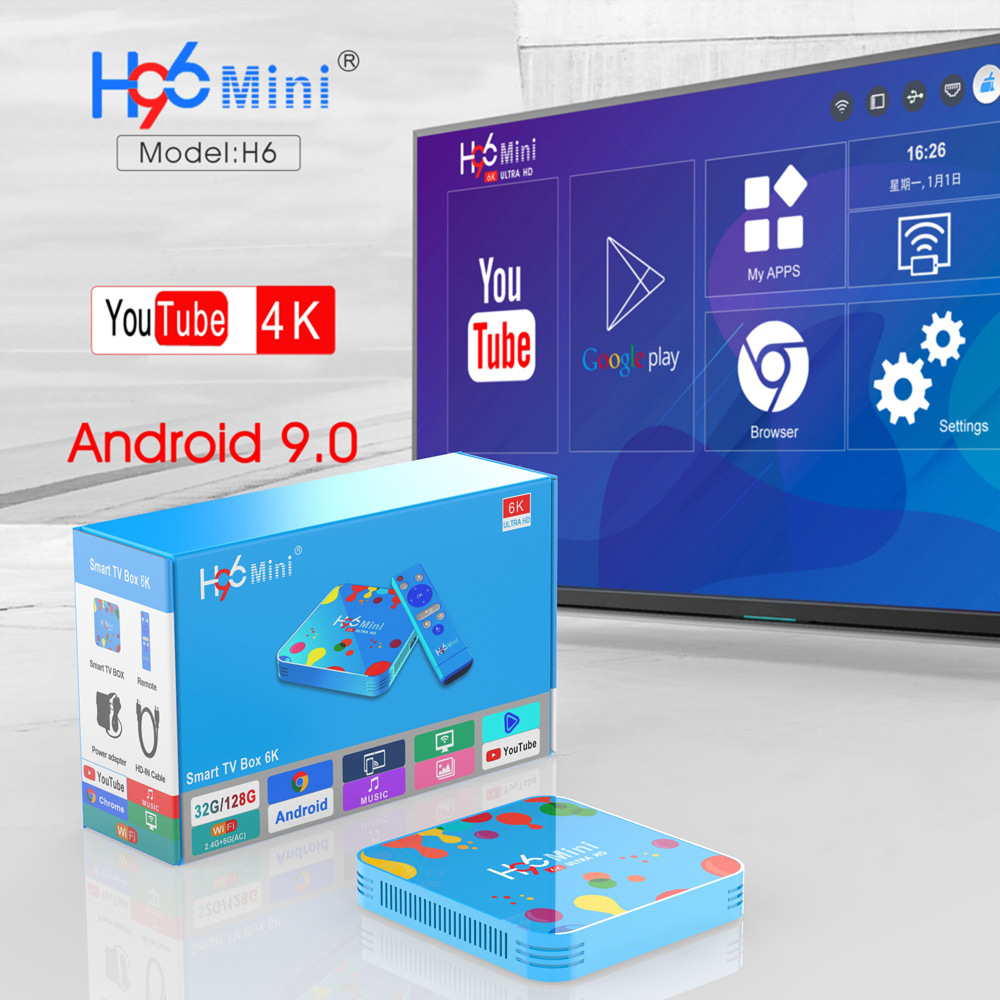 TV Box H96 Android 9 4GB + 128GB 6K - Ref 3424430 Image 17