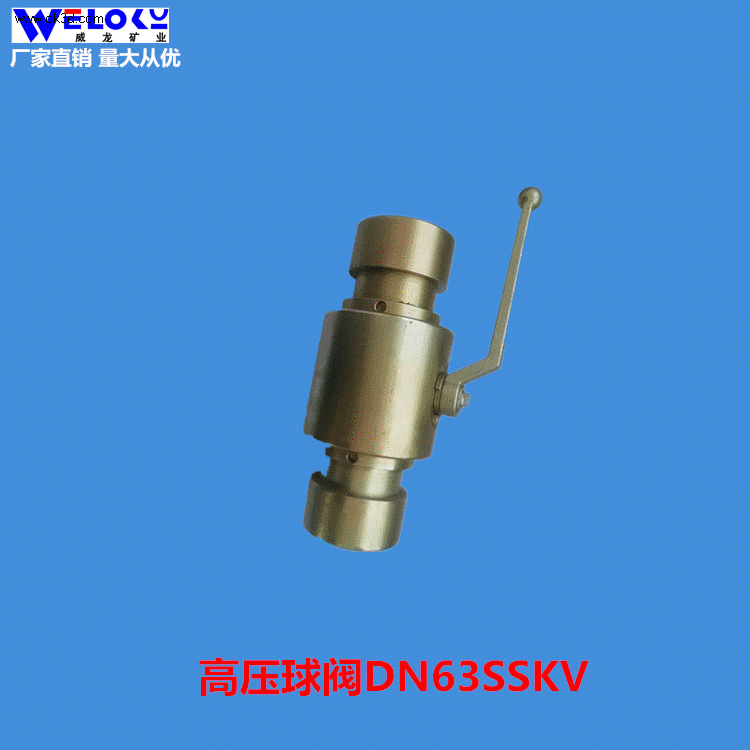 现货供应威龙矿业矿用高压球阀DN63SSKV高压球阀