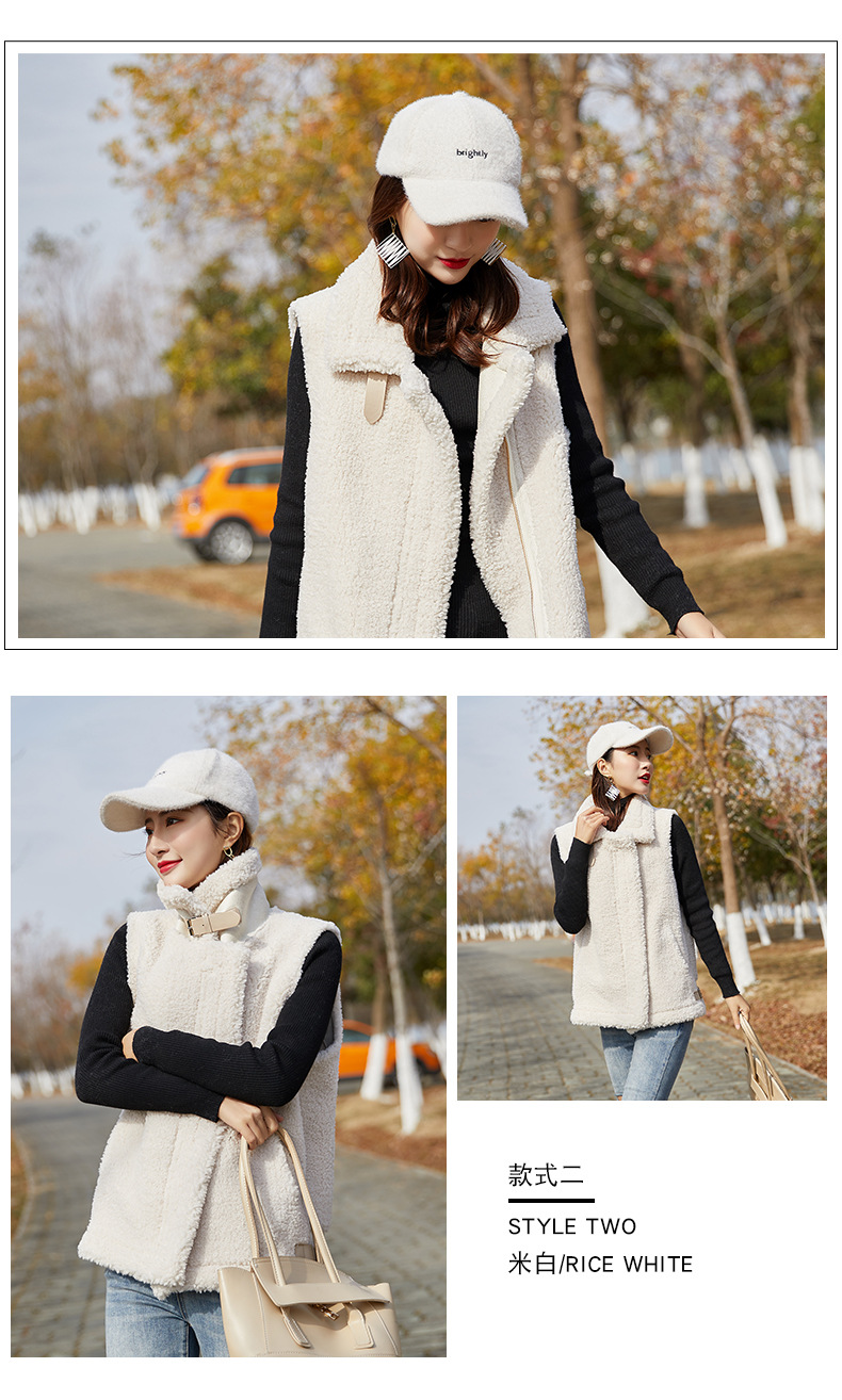 Gilet femme en poil de chameau - Ref 3434704 Image 12