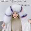 Fur imitation Collar Fox Hezi Hats stripe Maomao Collar decorate Plush customized Hats