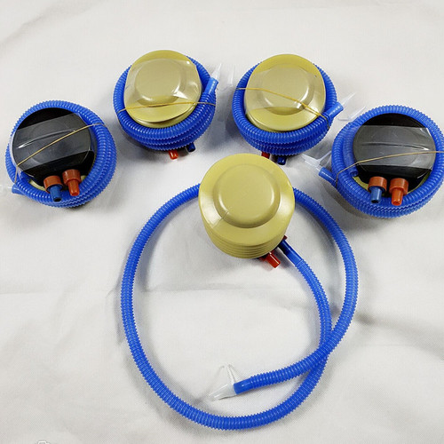 Factory wholesale foot pump, portable 4-inch foot pump, foot inflation pump with aluminum film, balloon pump