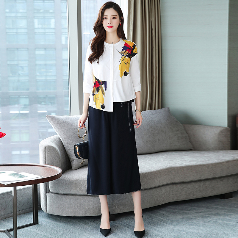 Costume femme en Coton et lin - Ref 3334807 Image 5