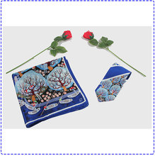 真丝领带  中国农民画真丝印花领带丝巾可批发 嵊州领带厂家