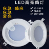 Induction Down lamp Embedded system infra-red emergency lamp led Ceiling Entrance Aisle Down lamp fire control Down lamp