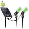 Bluetooth APP Cross border LED outdoors waterproof Colorful Scenery Ground insertion Garden Spotlight solar energy Lawn