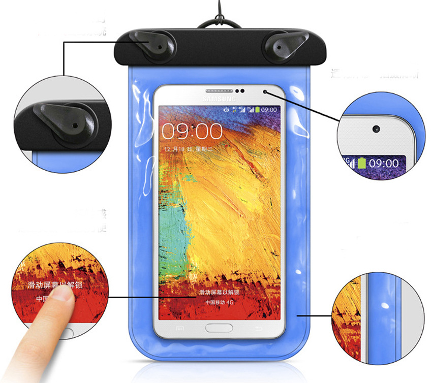 批发手机防水袋 PVC手机触屏防水套户外运动游泳漂流潜水洗澡水袋|ru