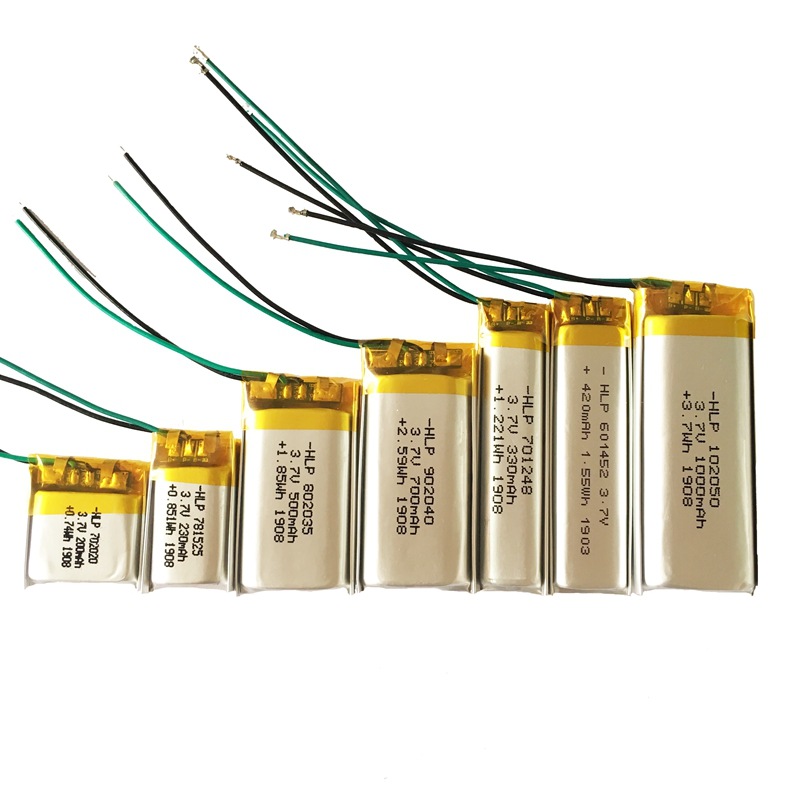 HLP102035-650mAh聚合物锂电池KC玩具美容仪纯钴电池蓝牙耳机