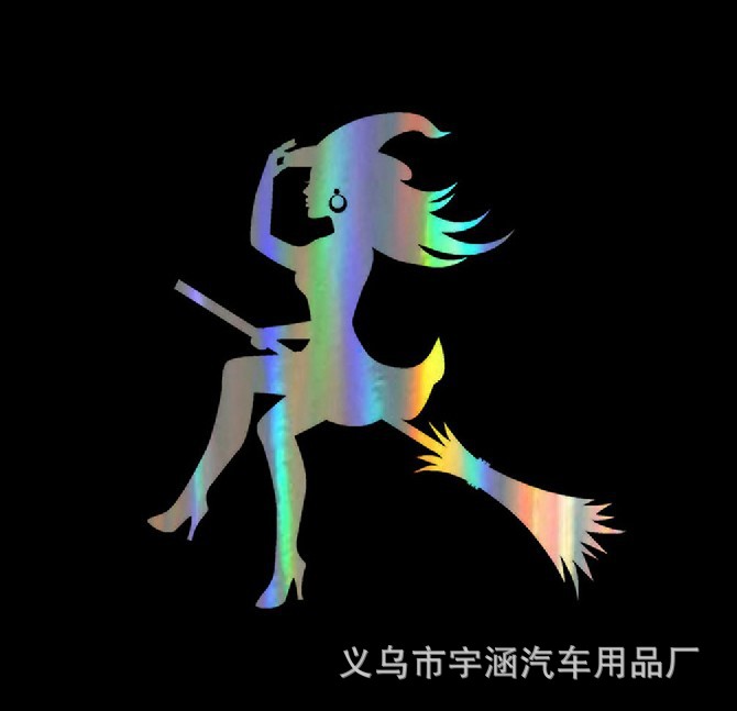外貿Sexy BRUXA 貼紙 性感女巫女英雄 Bruxa巫毒牧師車貼