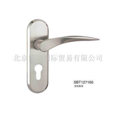 Kirsite Panel Lock Interior doors Handle Mechanical locks Single tongue panel lock Open the door function