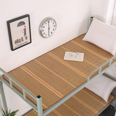 2020 Natural bamboo mat Summer bamboo mat student dormitory single bed Bunk beds 0.9 Mat wholesale