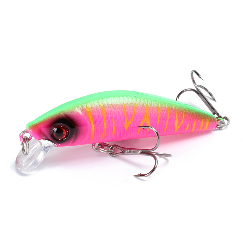 Shallow Diving Minnow Lures Sinking Minnow Baits Fresh Water Bass Swimbait Tackle Gear