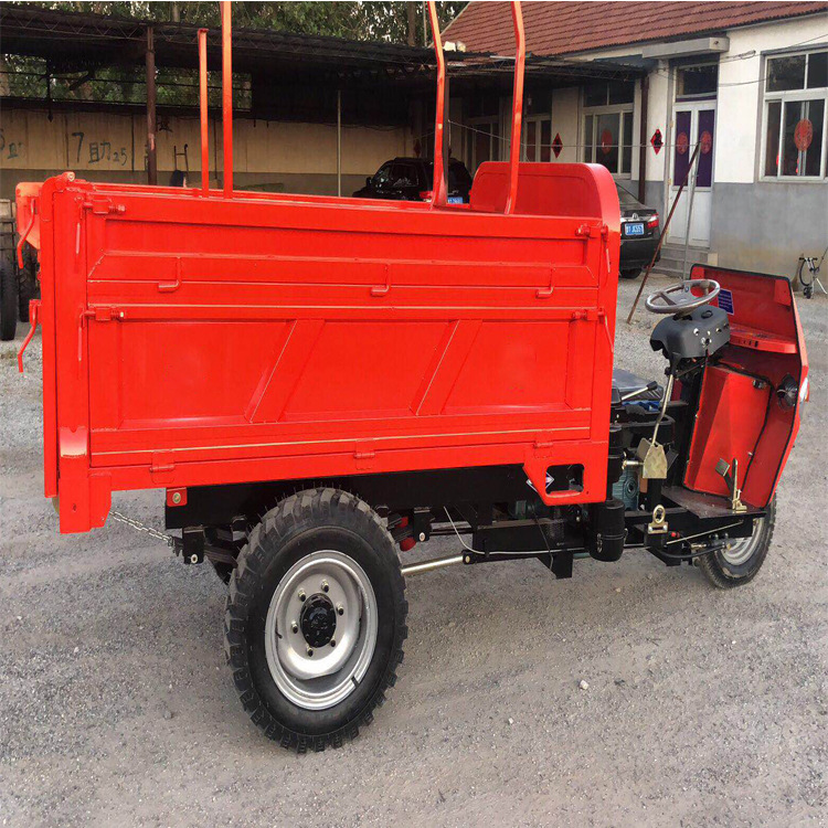 小型工地电动三轮车自卸 工程混凝土三轮运输车 农用柴油三轮车