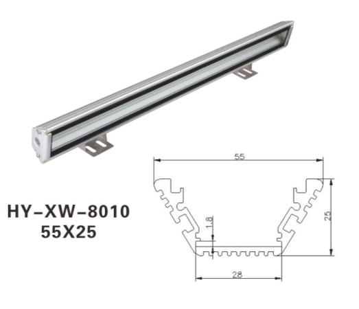 洗墙灯外壳 超薄洗墙灯外壳 18W洗墙灯外壳 LED洗墙灯外壳