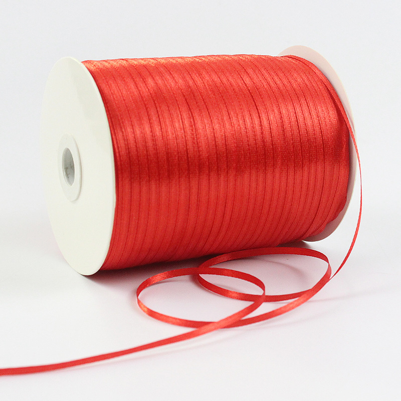 Fábrica al por mayor 1/2/4/5cm cinta de embalaje rojo hilo cinta de embalaje de regalo